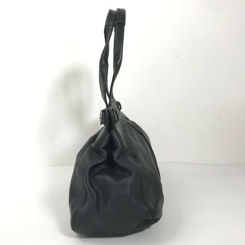 コーチ トートバッグ サッチェル ヴィンテージ F13914 レザー ブラック 