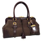 PRADAハンドバック ヴィンテージ ポコノ 保証カード付き 33570ea887418d2bf6b2b455a03e8d