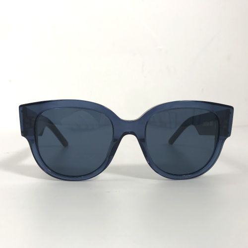 クリスチャンディオール　キャットアイ サングラス ネイビー クリスチャンディオール サングラス アイウェア バタフライ Wildior