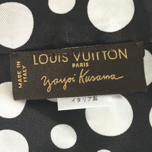 【美品】 ルイ ヴィトン 草間彌生 シルク スヌード スカーフ  ドット柄 LOUIS VUITTON】【草間彌生】【イタリア製】ルイヴィトン『水玉