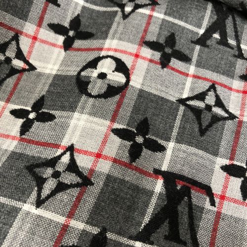 LOUIS VUITTON チェック柄ストール ルイヴィトン ストール エトール・チェック ウィズ ルイ M76051