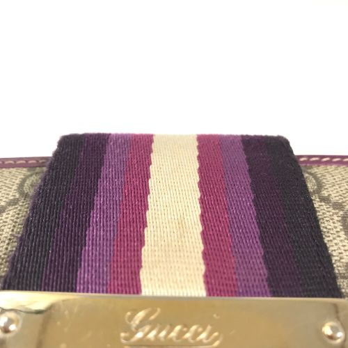 GUCCI グッチ シェリーライン GGキャンバス 長財布 レディース ブランド GUCCI グッチ レディース 女性 長財布 GG キャンバス シェリーライン