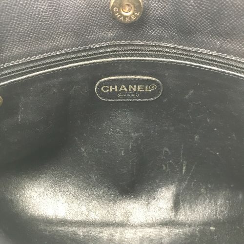 シャネル トートバッグ ロゴ刺繍 ショルダー ヴィンテージ