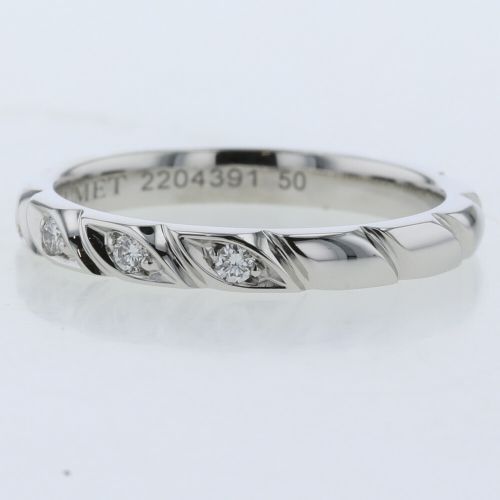 CHAUMET ショーメ プラチナリング トルサード 45 5号 Chaumet ショーメ トルサード ドゥ ショーメ リング・指輪
