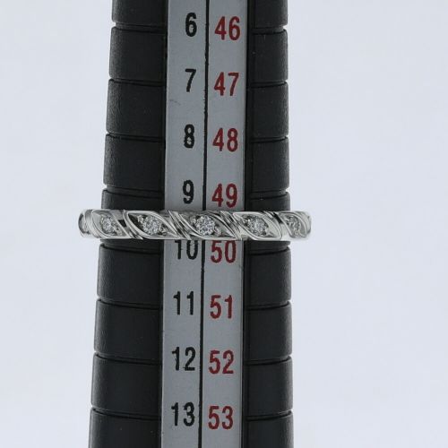 ショーメ リング 指輪トルサード 8P 幅約2.5mm プラチナPT950