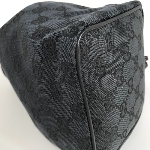 グッチ ポーチ GG 巾着 ミニポーチ 039.0973 GGキャンバス ブラック