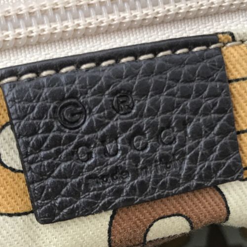 グッチ トートバッグ GG ナイロン 257302 レザー GGナイロン ブラウン