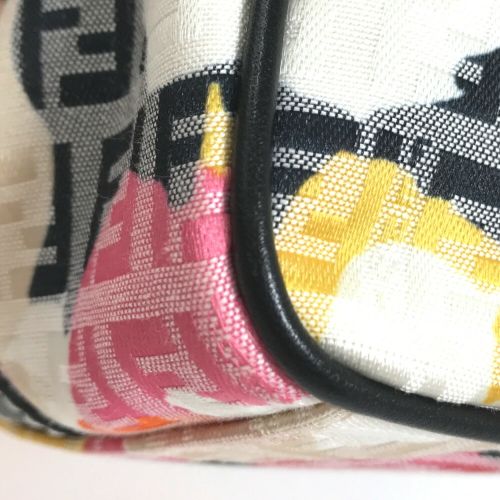 FENDI Zucchino Pink ズッキーノ 花柄 ボストンバッグ