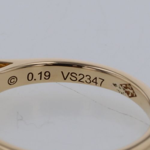 カルティエ リング 指輪 ソリテール 1895 0.19ct N4226900 K18