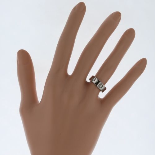Cartier カルティエ WG ホワイトゴールド ラブリング 9号 CARTIER カルティエ ラブ リング 指輪 9号 18金 K18ホワイト