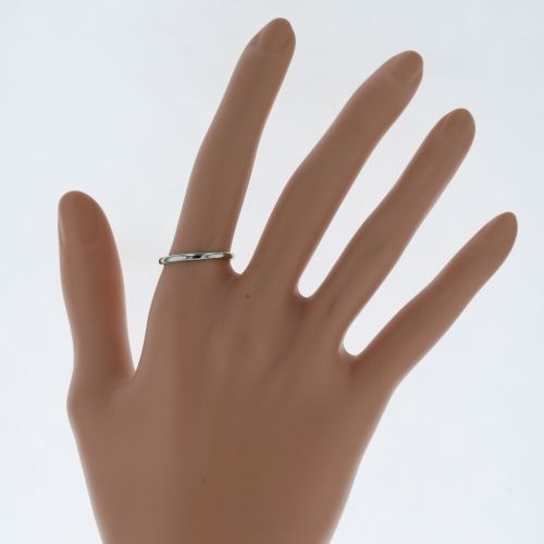 カルティエ リング 指輪 1895 ウェディング 幅約2mm B4078000 プラチナ