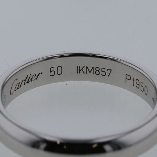 カルティエ リング 指輪 1895 ウェディング 幅約3.5mm B4036700 プラチナPT950 10号 レディース CARTIER 【中古】  K30929698 | 蔵屋 - Buyee 通販購入サポートサービス | 蔵屋でお買い物