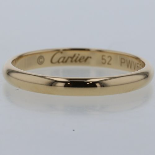 カルティエ リング 指輪 1895 ウェディング 幅約2.6mm B4002300