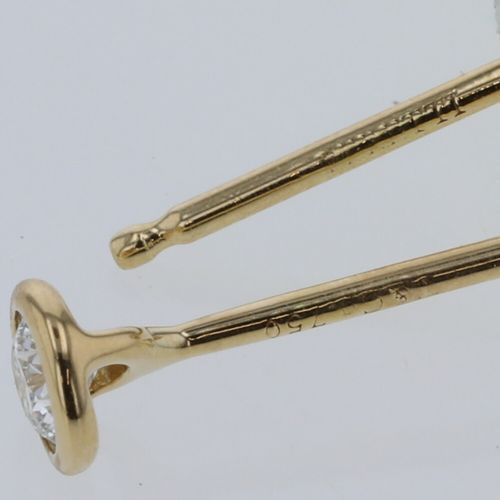 ティファニー ピアス バイザヤード 約0.1ct 合計約0.2ct キャッチなし 