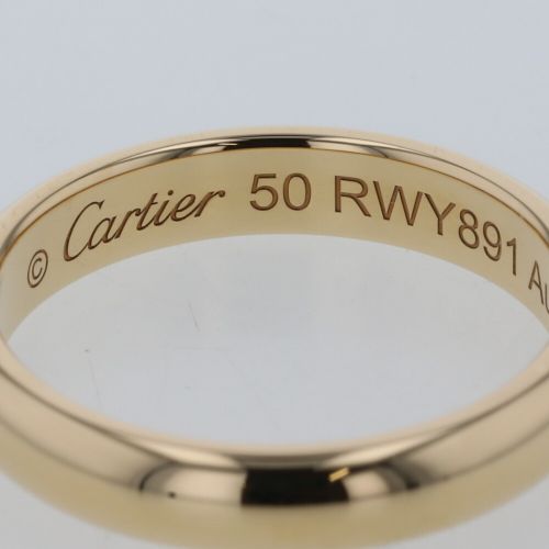 カルティエ リング 指輪 1895 ウェディング 約3.5mm K18イエロー カルティエ リング 指輪 1895 ウェディング 約3.5mm K18イエロー