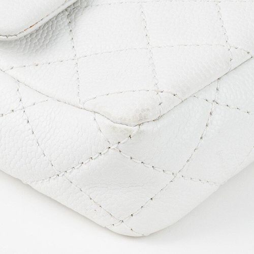 チェーン フラップバッグ ホワイト　キャビアスキン 楽天市場】シャネル バッグ レディース キャビアスキン マトラッセ25