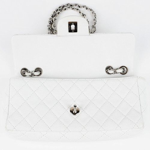 良品】CHANEL マトラッセWチェーンショルダーバッグ キャビア