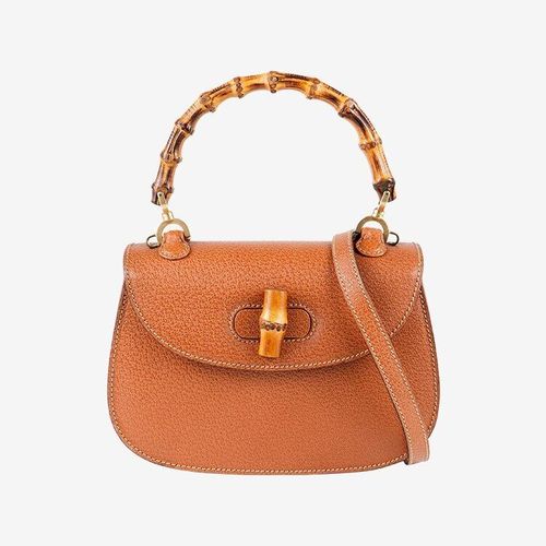 良品】GUCCI バンブー2WAYバッグ000.1014.0188 ブラウン 良品】GUCCI バンブー2WAYバッグ000.1014.0188 ブラウン
