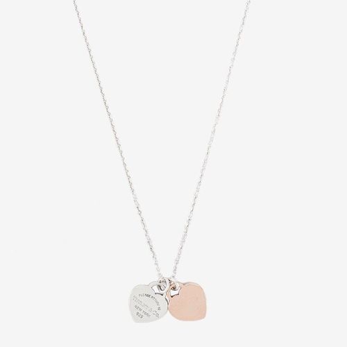 美品】TIFFANY リターントゥネックレス シルバー×ピンクゴールド