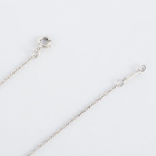 美品】TIFFANY トリプルリボンネックレス シルバー×ゴールド