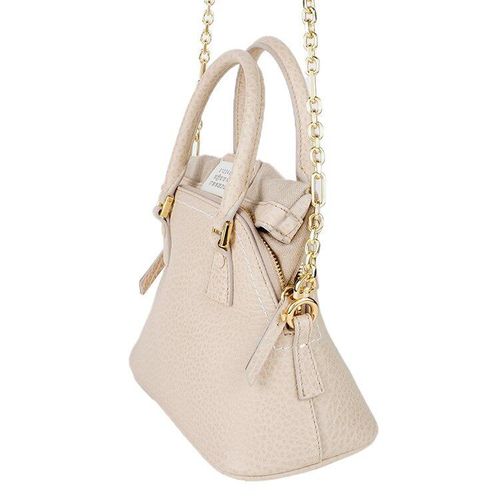 良品】Maison Margiela 5ACマイクロレザー2WAYバッグ ベージュ