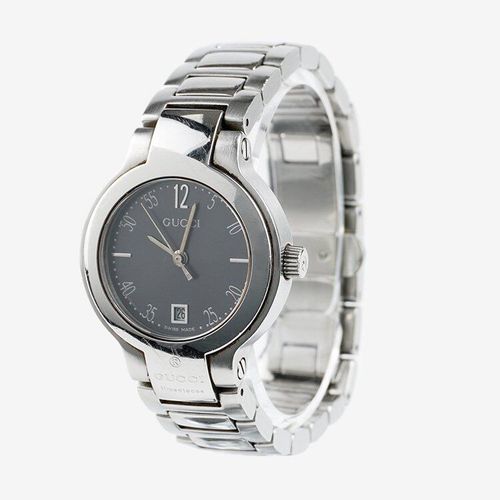 並品】GUCCI ステンレススチールQZ腕時計8900L シルバー ヴィンテージ