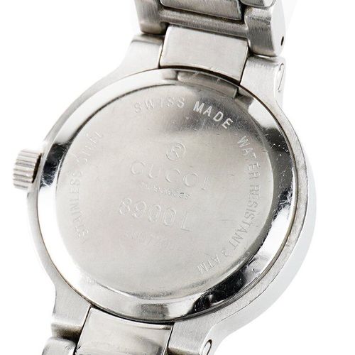 並品】GUCCI ステンレススチールQZ腕時計8900L シルバー ヴィンテージ