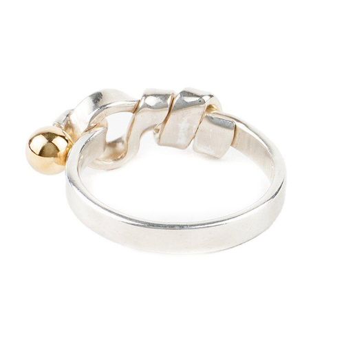 並品】TIFFANY ラブノットリング シルバー ヴィンテージ