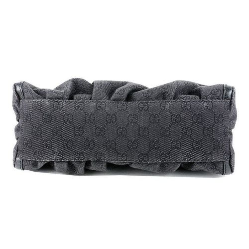 美品】GUCCI GGキャンバスワンハンドルバッグ ブラック ヴィンテージ
