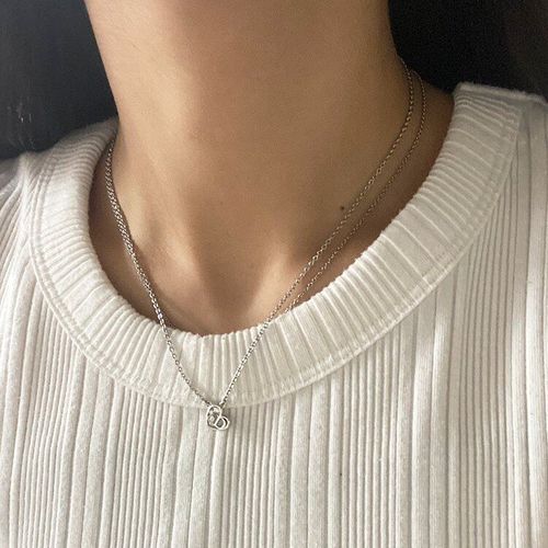 良品】CDロゴ×ラインストーンハートモチーフネックレス シルバー ヴィンテージ|ディオール Dior | - Buyee, сервис  онлайн-прокси | Делайте покупки в