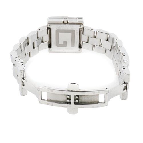 良品】GフェイスステンレススチールQZ腕時計 シルバー ヴィンテージ