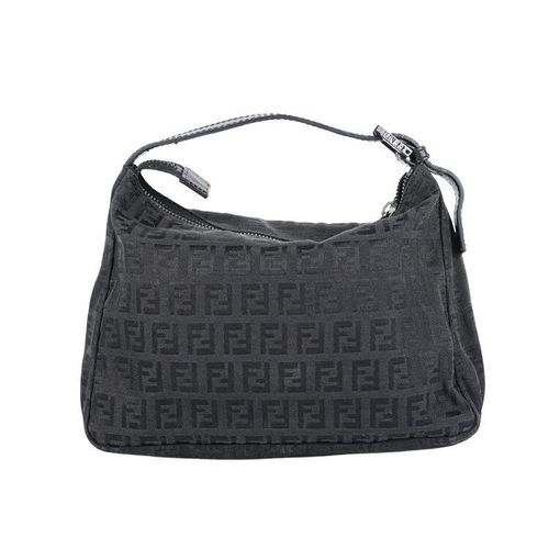 FENDI - フェンディ FENDI ポーチ ズッキーノ FF 総柄 ダーク