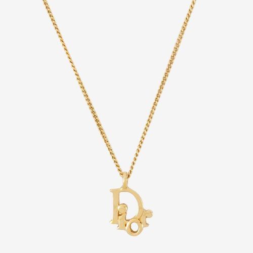 美品】ディオール Dior トロッターネックレス ゴールド ヴィンテージ