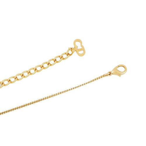 美品】ディオール Dior トロッターネックレス ゴールド ヴィンテージ