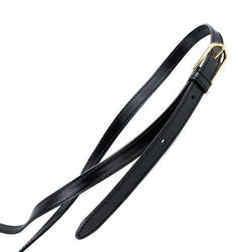 良品】バリー BALLY ロゴ金具ショルダーバッグ ブラック