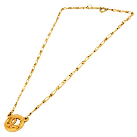 ✨CHANEL 金色メッキ ネックレス CHANEL - 【中古】 シャネル ネックレス ココマーク メタル