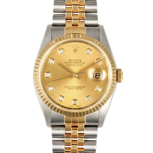 ロレックス ROLEX 16233 デイトジャスト X番 腕時計 自動巻 SS×YG