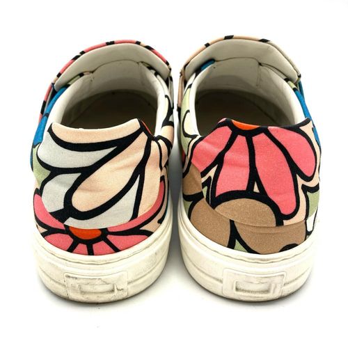 ロジェヴィヴィエ Roger vivier 花柄 ビジュー スニーカー キャンバス
