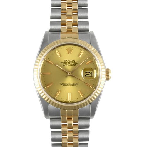 ロレックス ROLEX 16233 デイトジャスト X番 腕時計 自動巻 SS×YG