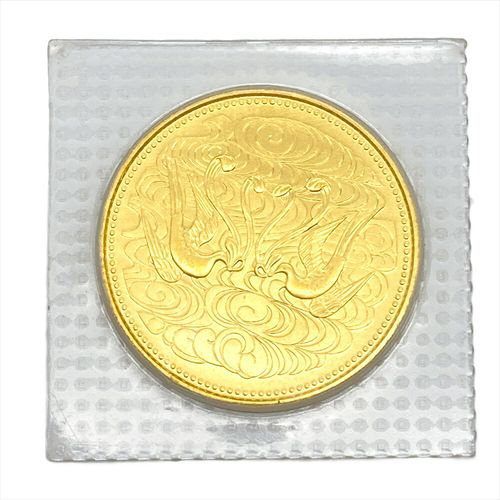 天皇陛下御在位六十年記念10万円金貨幣昭和61年純金20g 金貨ゴールド