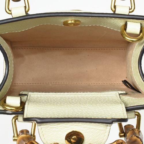【美品】GUCCI バンブー ハンドバッグ ショルダーバッグ ナイロン ホワイト 楽天市場】GUCCI グッチ バンブー 2WAYバッグ ショルダーバッグ