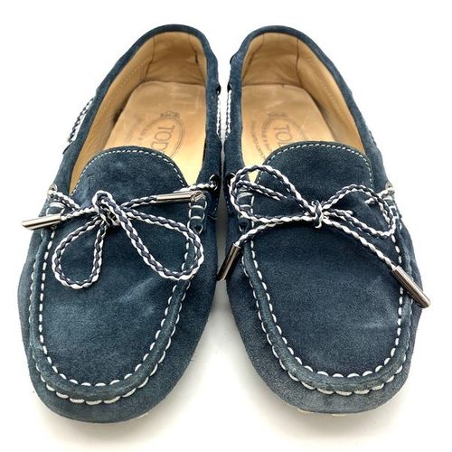 トッズ TOD'S ドライビングシューズ ローファー スウェード
