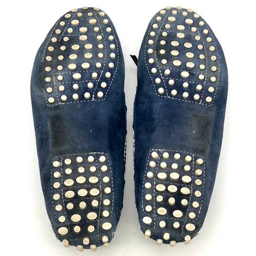 トッズ TOD'S ドライビングシューズ ローファー スウェード
