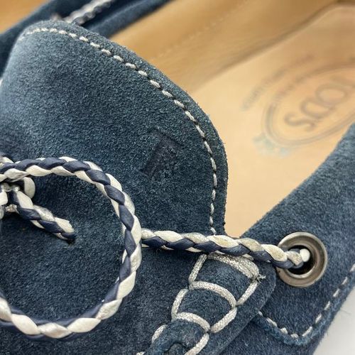 トッズ TOD'S ドライビングシューズ ローファー スウェード