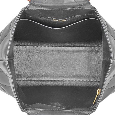 CHANEL　シャネル　ハンドバッグ　ウッドハンドル　マトラッセ　ラムスキン シャネル CHANEL ウッド調ハンドル ハンドバッグ マトラッセ