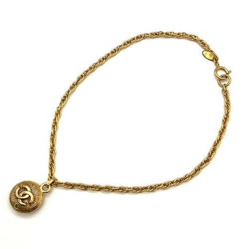 シャネル CHANEL ココマーク ネックレス ゴールド ヴィンテージ