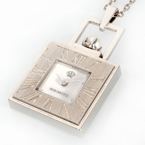 MIKIMOTO × JAL ミキモト ネックレスウォッチ ミキモト MIKIMOTO JAL 1Pパール付 ペンダントウォッチ ネックレス