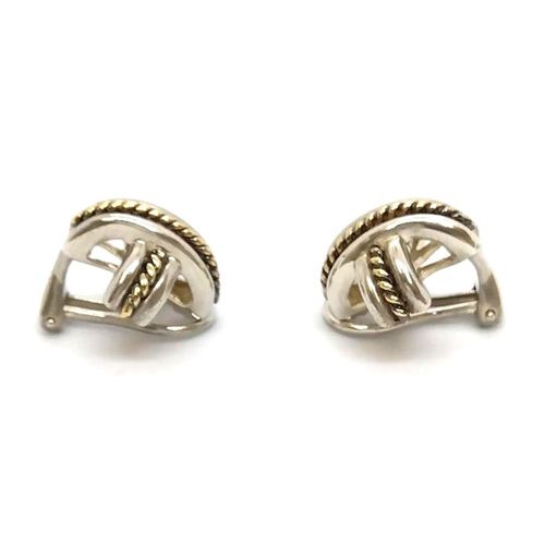 ティファニー Tiffany&Co. シグネチャー イヤリング SV925 K18