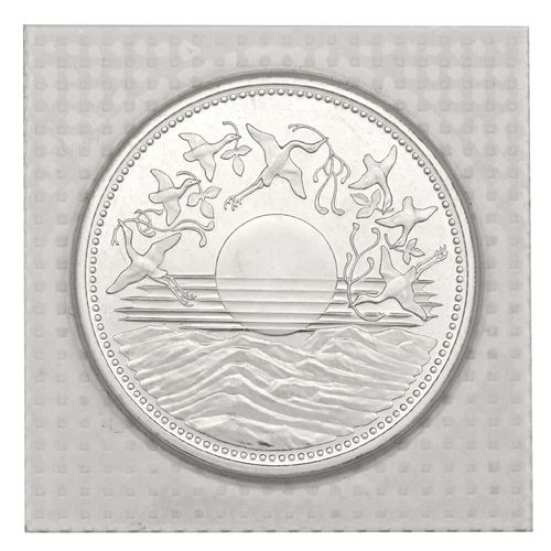 天皇陛下御在位六十年記念壱万円銀貨昭和六十一年純銀20g 貨幣【中古