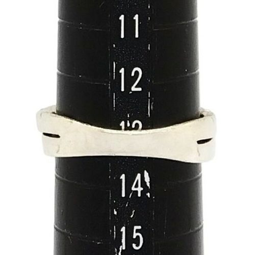 フォリフォリ Folli Follie クロス 二重 リング 指輪 約13号 SV925